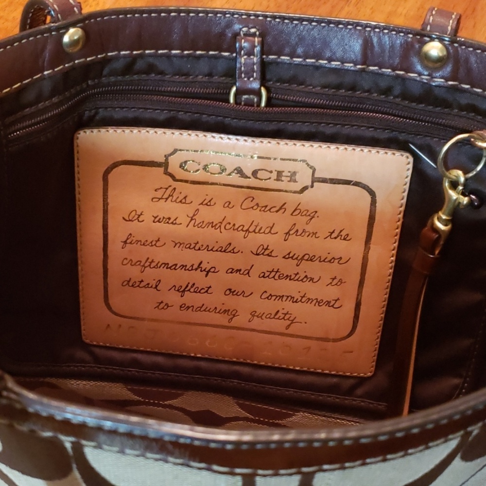 Authentic Coach Handbag - Picture 3 of 4